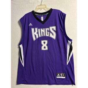 💜 Signed Adidas Sacramento Kings Rudy Gay 2014 Purple Jersey - Men’s XL